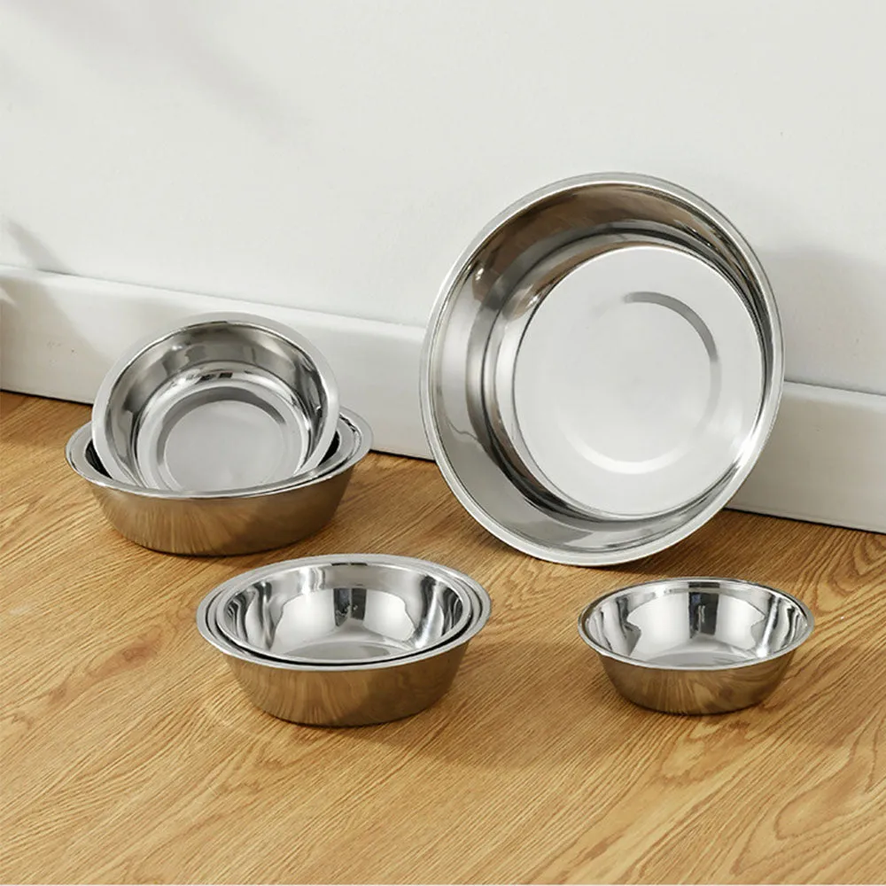 PAWS ASIA Suppliers Hot Sale High Quality Portable Travel Stainless Steel Feeding Big Dog Bowl Cat Pet Feeder