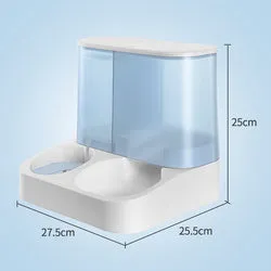 PAWS ASIA Suppliers New Storage Food Water Container Automatic Feeder Transparent Dog Bowl Cat