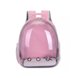 PAWS ASIA Wholesale Fashion Hiking  Portable Transparent Clear Pet Carrier Cat Backpack Dog