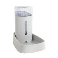 PAWS ASIA Wholesale New Large Automatic Plastic Double Storable Dog Food And Water Bowl 3.8L