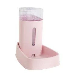 PAWS ASIA Wholesale New Large Automatic Plastic Double Storable Dog Food And Water Bowl 3.8L