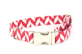 Peppermint Sticks Adjustable Dog Collar