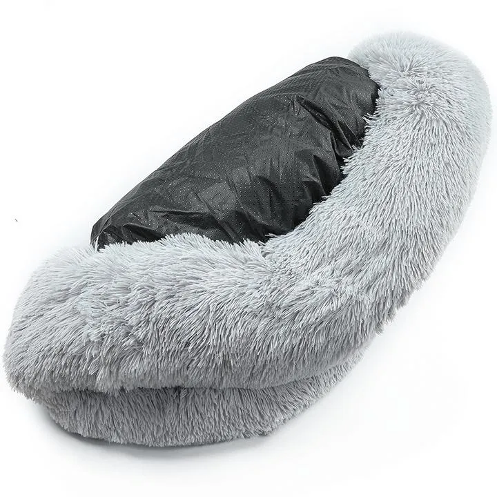 Pet Dog/Cat Soft Plush Round Cushion Bed 60cm / 80cm