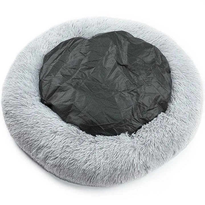 Pet Dog/Cat Soft Plush Round Cushion Bed 60cm / 80cm