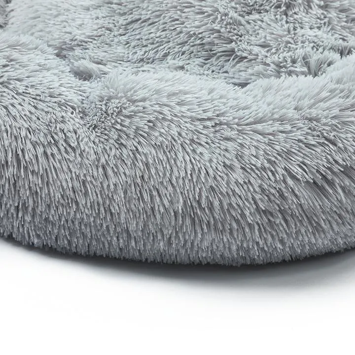 Pet Dog/Cat Soft Plush Round Cushion Bed 60cm / 80cm