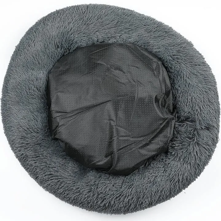 Pet Dog/Cat Soft Plush Round Cushion Bed 60cm / 80cm
