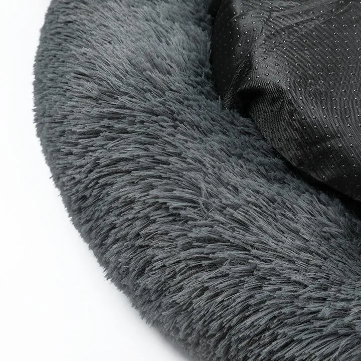 Pet Dog/Cat Soft Plush Round Cushion Bed 60cm / 80cm
