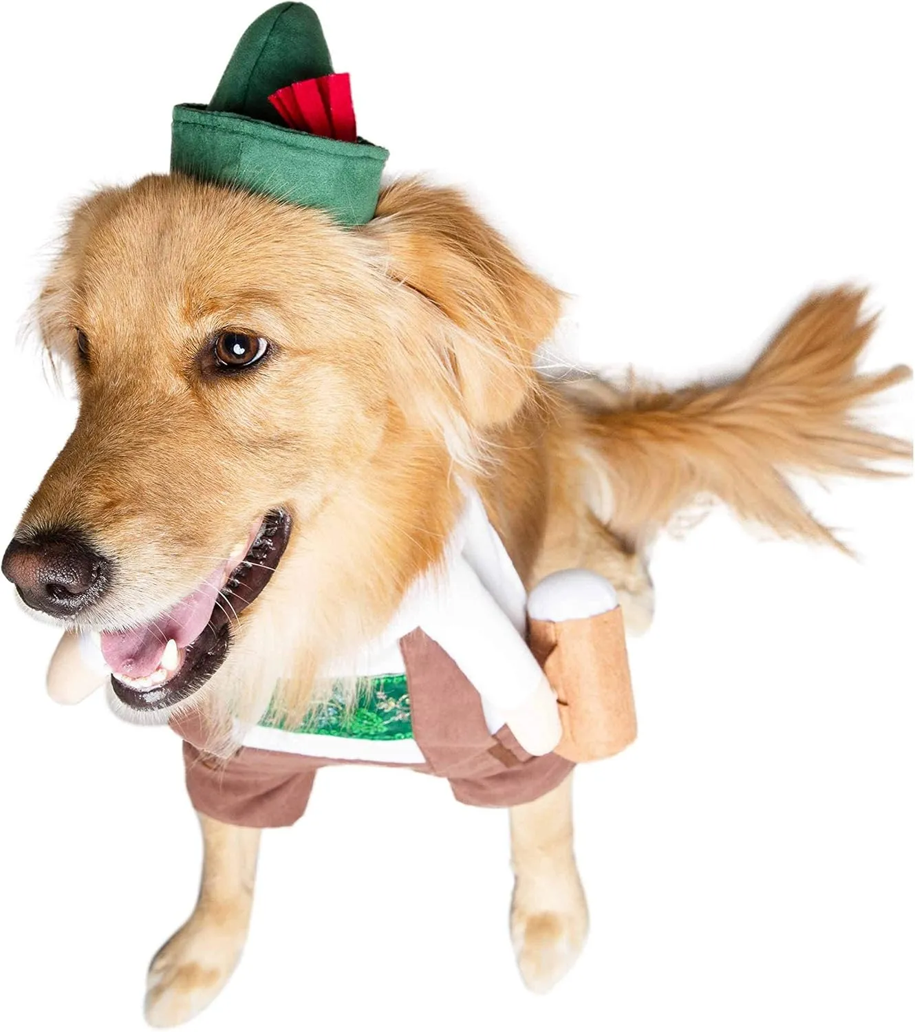 Pet Krewe Small German Oktoberfest Dog Costume - Barktoberfest Halloween Dog Costume - Perfect for Christmas Holiday, Halloween, Parties, Photoshoots, Gifts for Dog Lovers