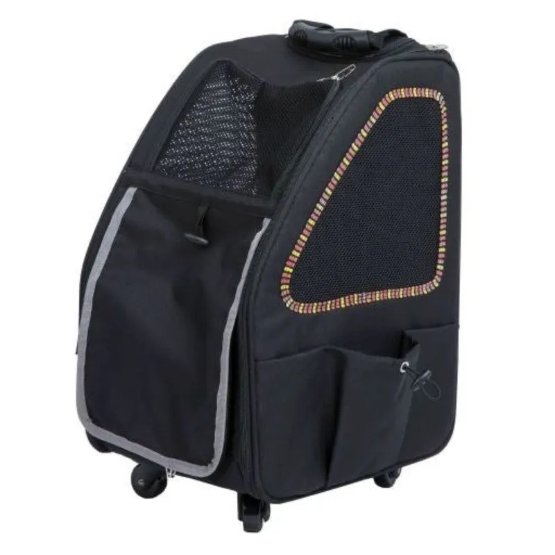 Petique, 5-in-1 Dog Carrier Cap. 25 lbs. [Backpack/Tote/Roller Bag/Car Seat]
