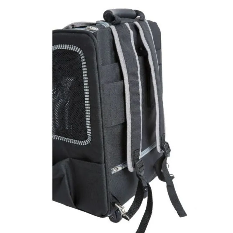 Petique, 5-in-1 Dog Carrier Cap. 25 lbs. [Backpack/Tote/Roller Bag/Car Seat]