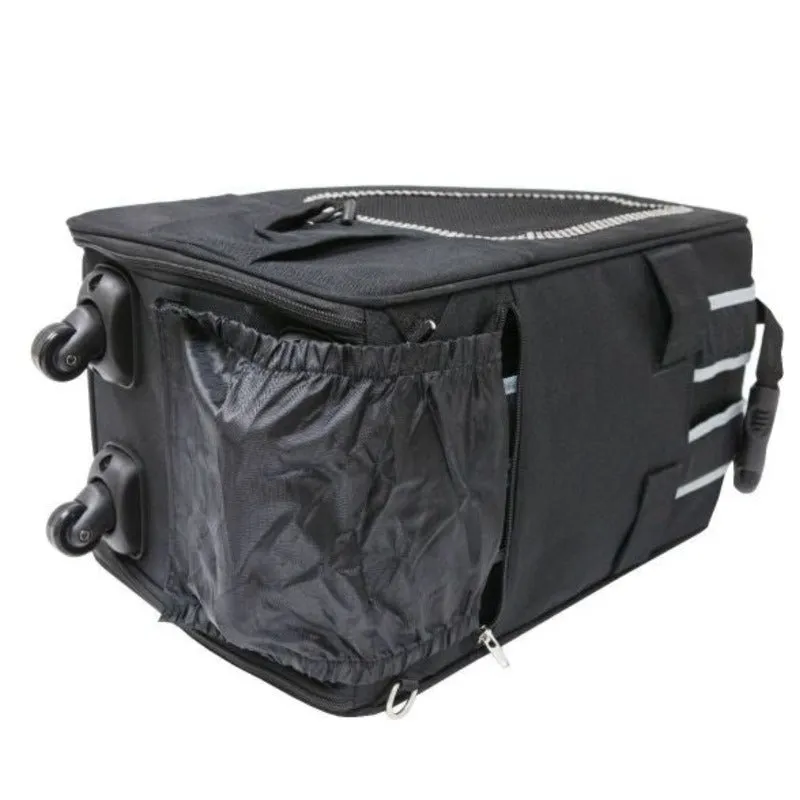 Petique, 5-in-1 Dog Carrier Cap. 25 lbs. [Backpack/Tote/Roller Bag/Car Seat]