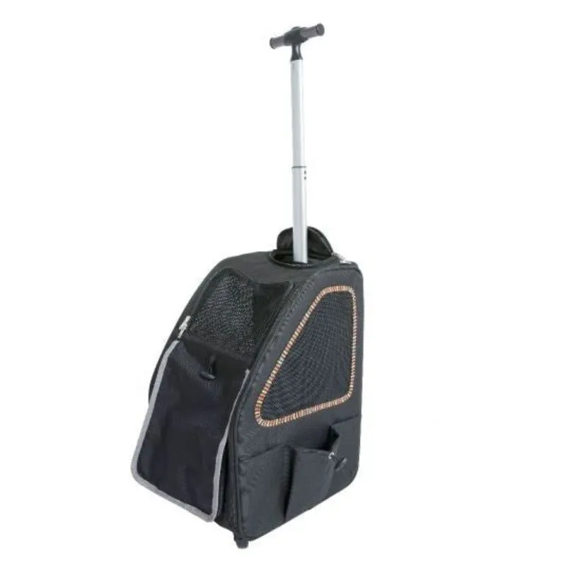 Petique, 5-in-1 Dog Carrier Cap. 25 lbs. [Backpack/Tote/Roller Bag/Car Seat]