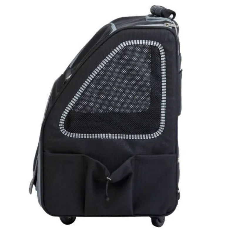 Petique, 5-in-1 Dog Carrier Cap. 25 lbs. [Backpack/Tote/Roller Bag/Car Seat]