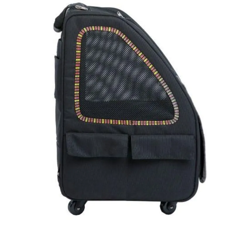 Petique, 5-in-1 Dog Carrier Cap. 25 lbs. [Backpack/Tote/Roller Bag/Car Seat]