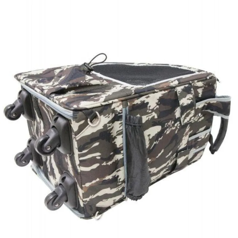 Petique, 5-in-1 Dog Carrier Cap. 25 lbs. [Backpack/Tote/Roller Bag/Car Seat]