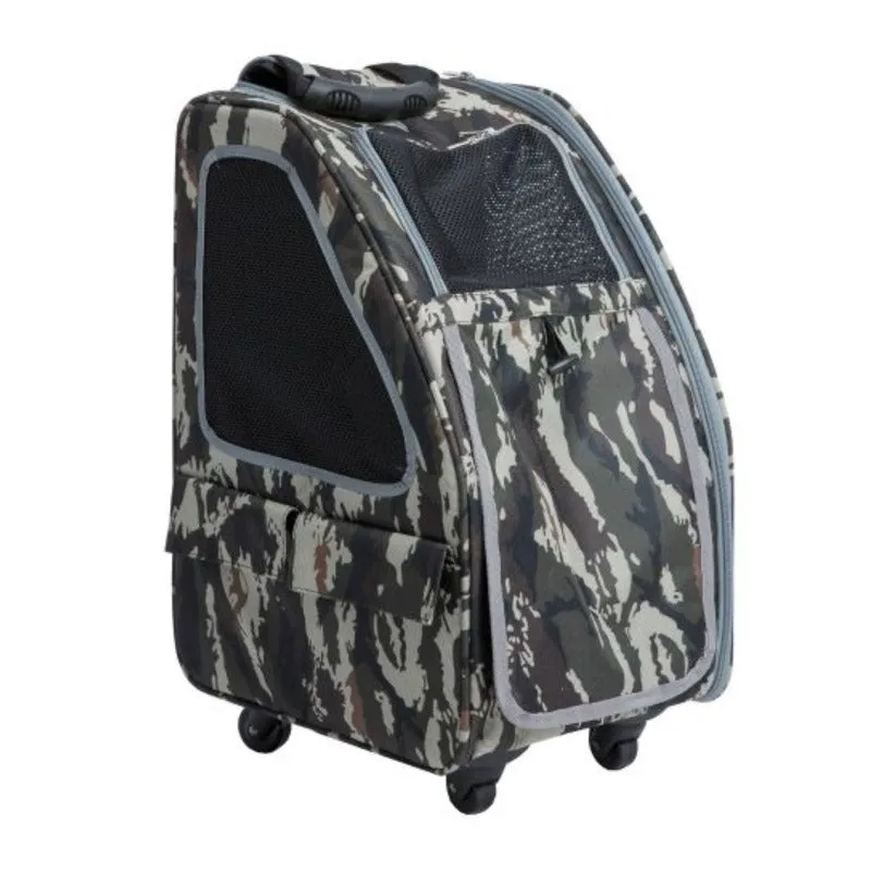Petique, 5-in-1 Dog Carrier Cap. 25 lbs. [Backpack/Tote/Roller Bag/Car Seat]