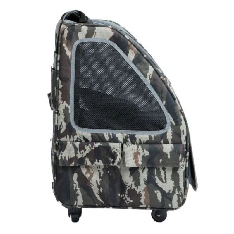 Petique, 5-in-1 Dog Carrier Cap. 25 lbs. [Backpack/Tote/Roller Bag/Car Seat]