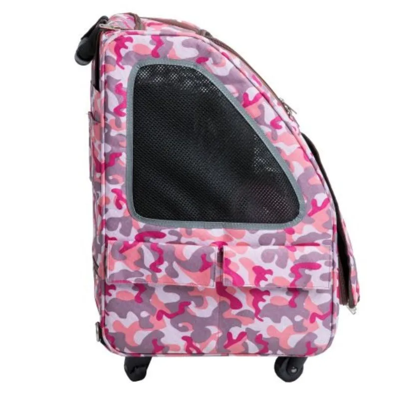 Petique, 5-in-1 Dog Carrier Cap. 25 lbs. [Backpack/Tote/Roller Bag/Car Seat]