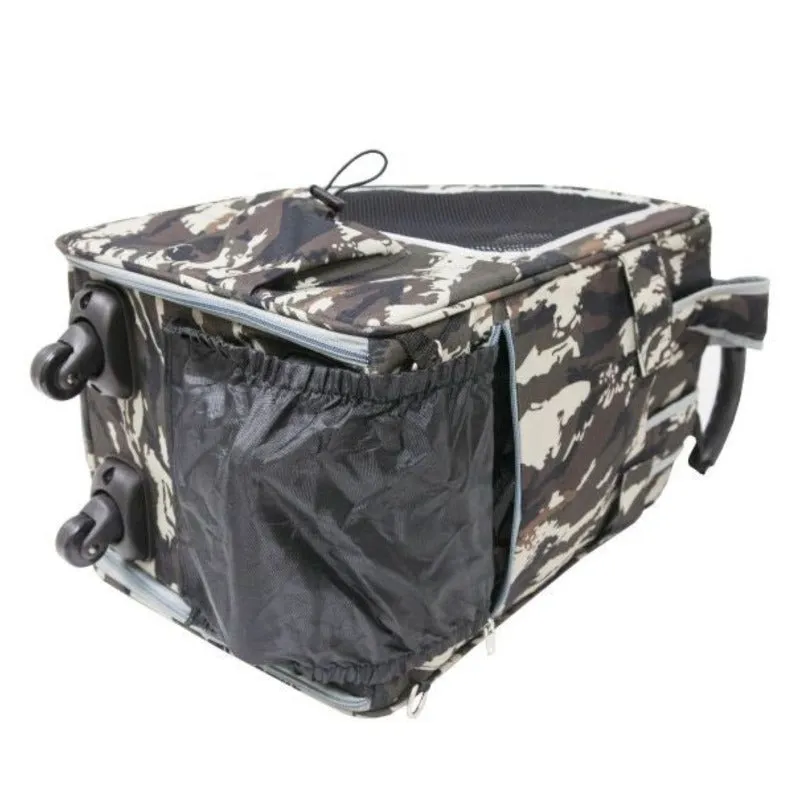 Petique, 5-in-1 Dog Carrier Cap. 25 lbs. [Backpack/Tote/Roller Bag/Car Seat]