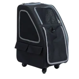 Petique, 5-in-1 Dog Carrier Cap. 25 lbs. [Backpack/Tote/Roller Bag/Car Seat]