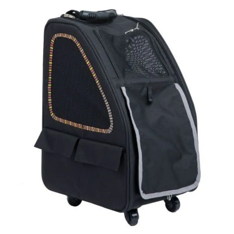 Petique, 5-in-1 Dog Carrier Cap. 25 lbs. [Backpack/Tote/Roller Bag/Car Seat]