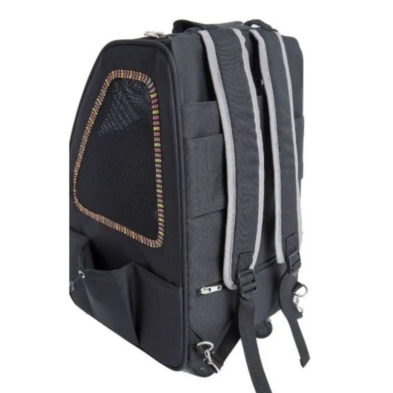 Petique, 5-in-1 Dog Carrier Cap. 25 lbs. [Backpack/Tote/Roller Bag/Car Seat]