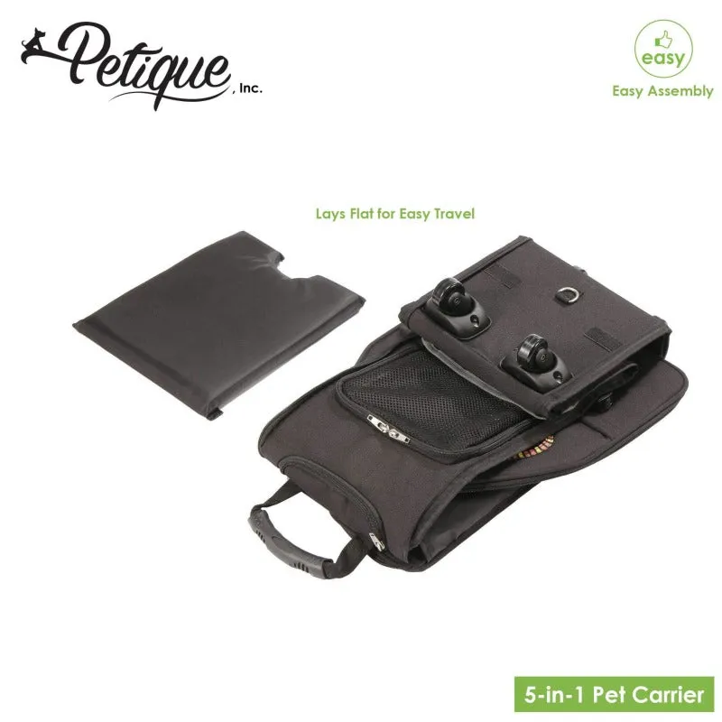 Petique, 5-in-1 Dog Stroller Complete Set Cap. 25 lbs.