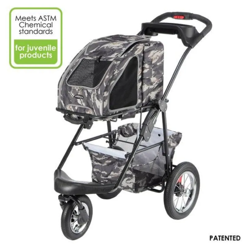 Petique, 5-in-1 Dog Stroller Complete Set Cap. 25 lbs.