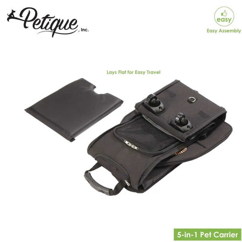 Petique, 5-in-1 Dog Stroller Complete Set Cap. 25 lbs.