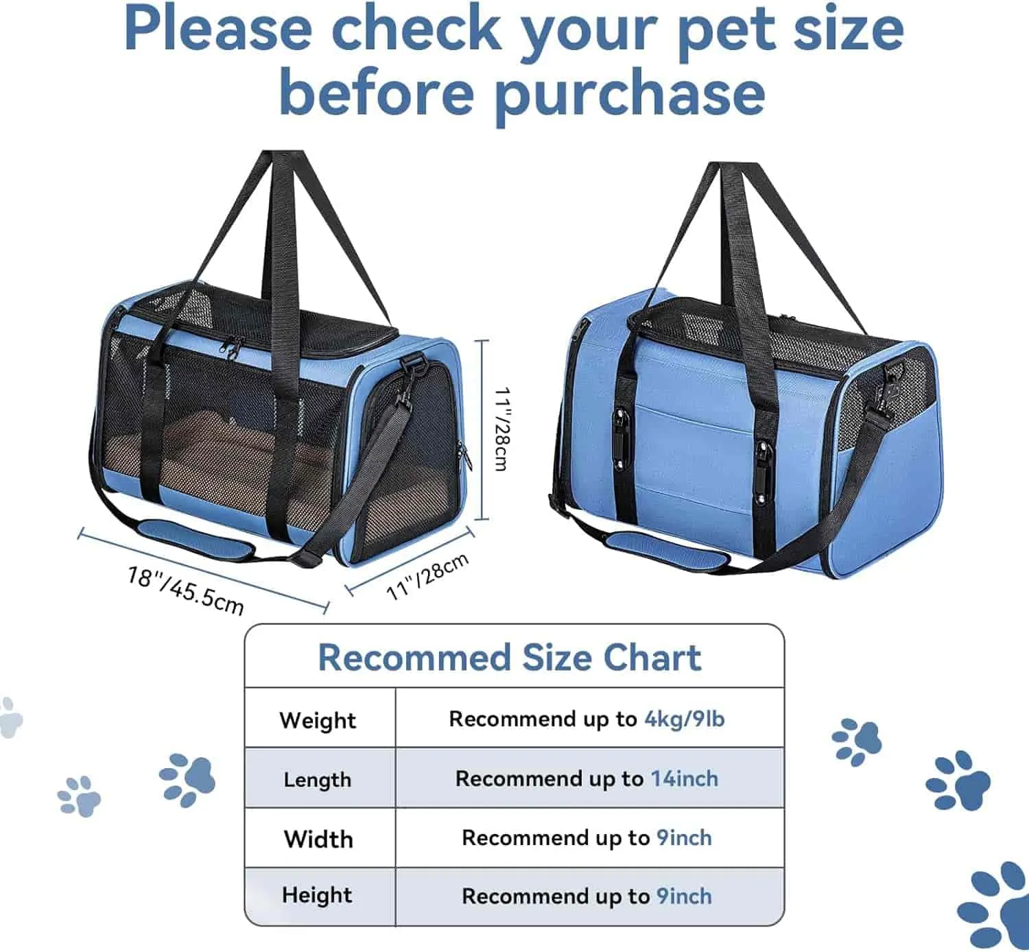 PETSFIT backpack pet carrier airline