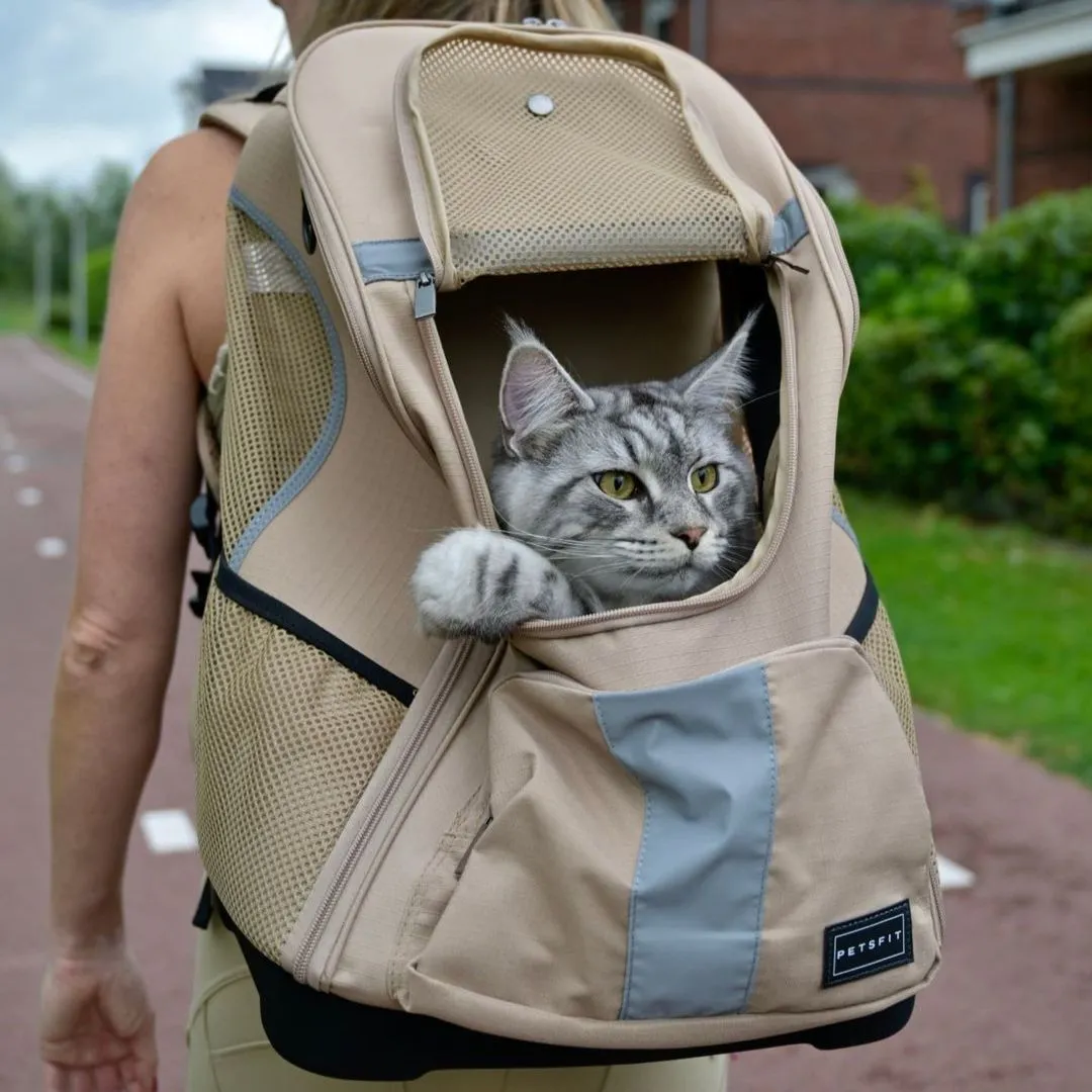 PETSFIT Dog Biking Backpack