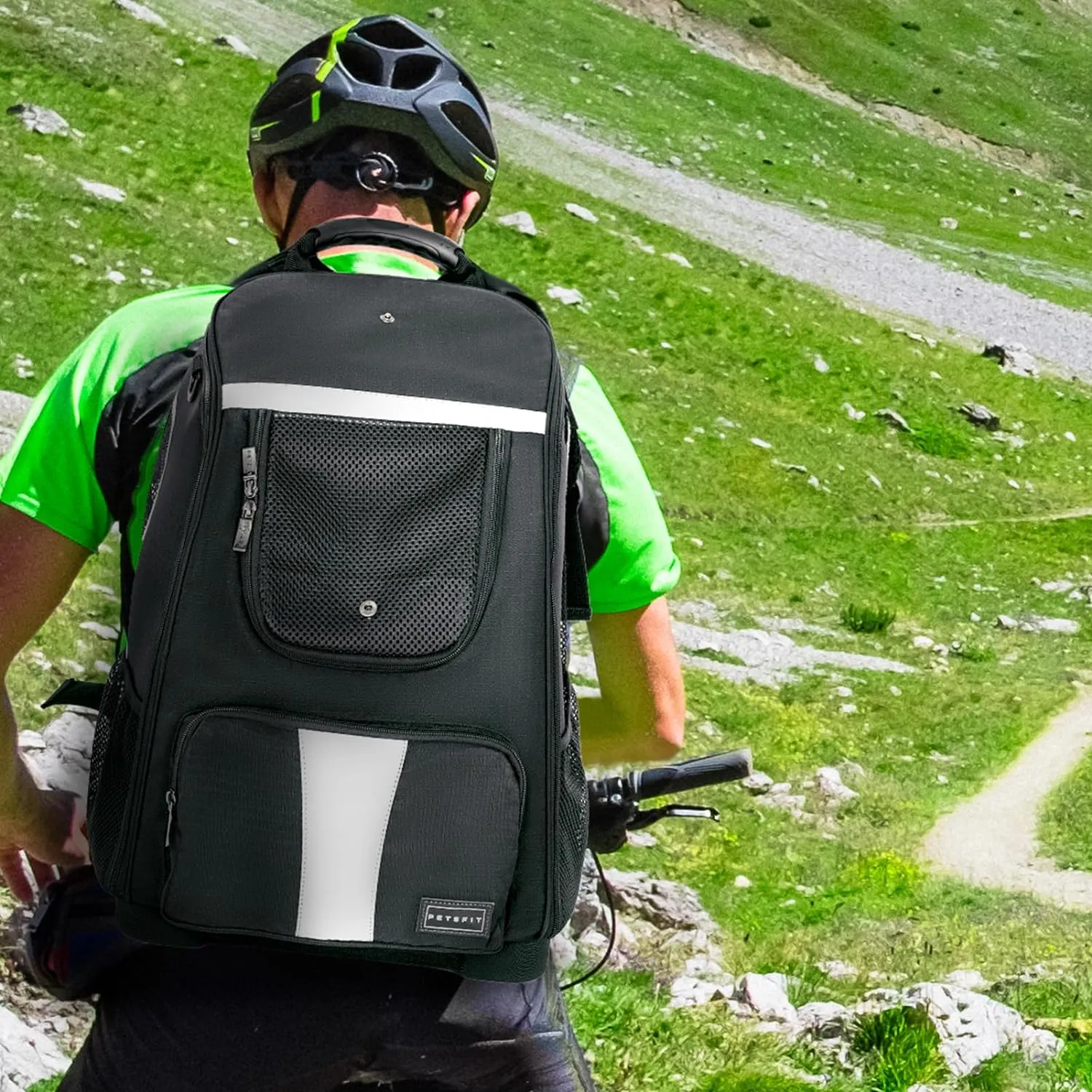 PETSFIT Dog Biking Backpack