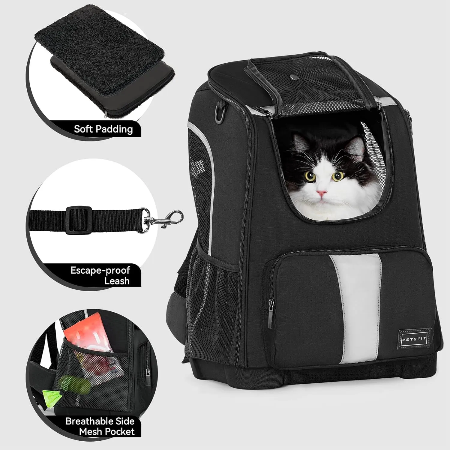 PETSFIT Dog Biking Backpack