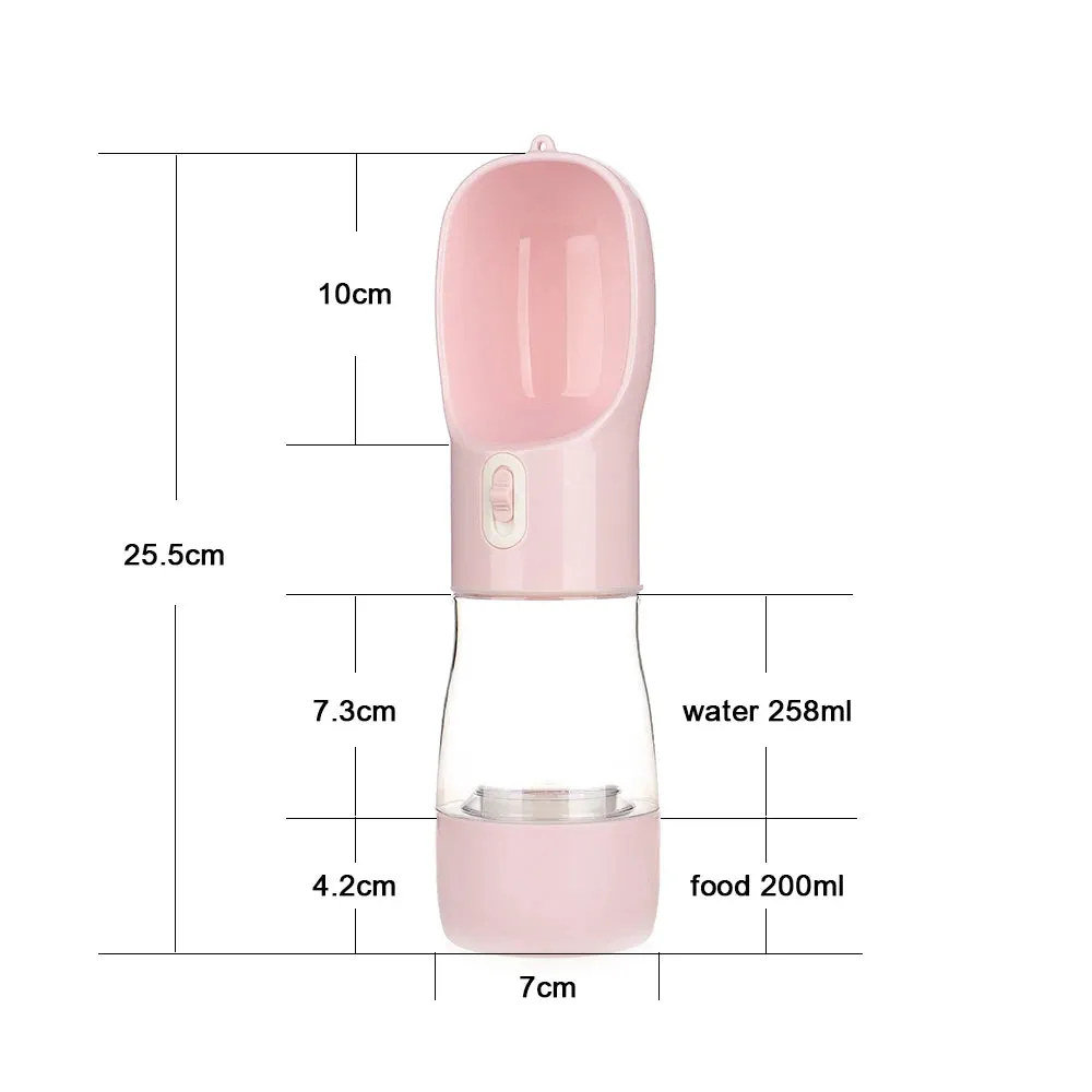 Portable Pet Dog Water Bottle For Small Large Dogs Travel Puppy Cat Drinking Bowl Outdoor Pet Water Dispenser Feeder Pet Product