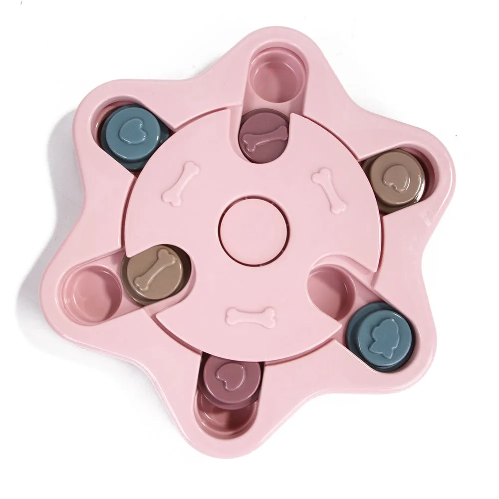 QUMY Dog Puzzle Toys Bowl