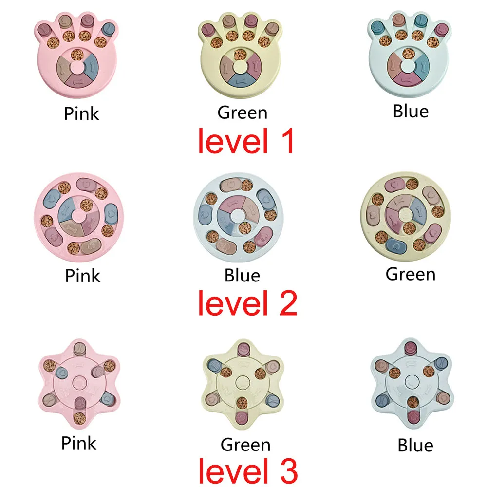 QUMY Dog Puzzle Toys Bowl