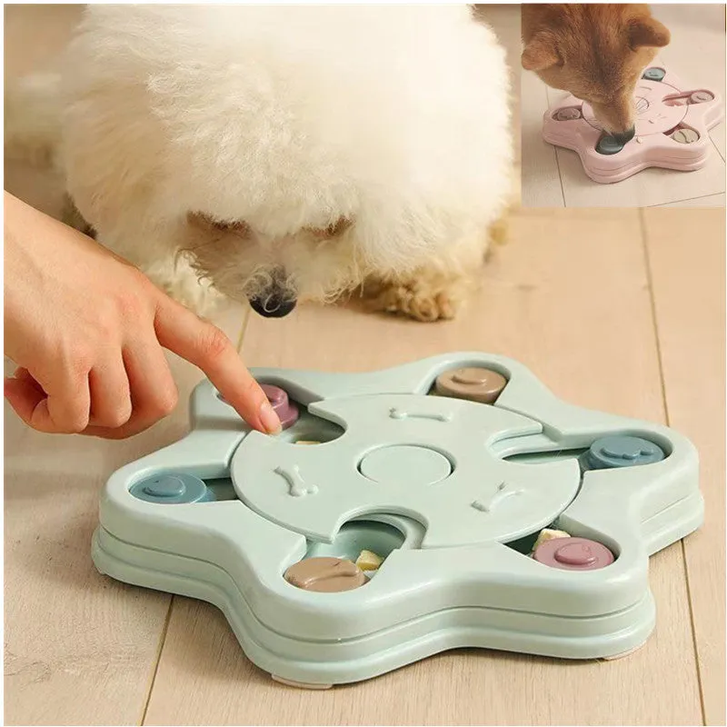 QUMY Dog Puzzle Toys Bowl