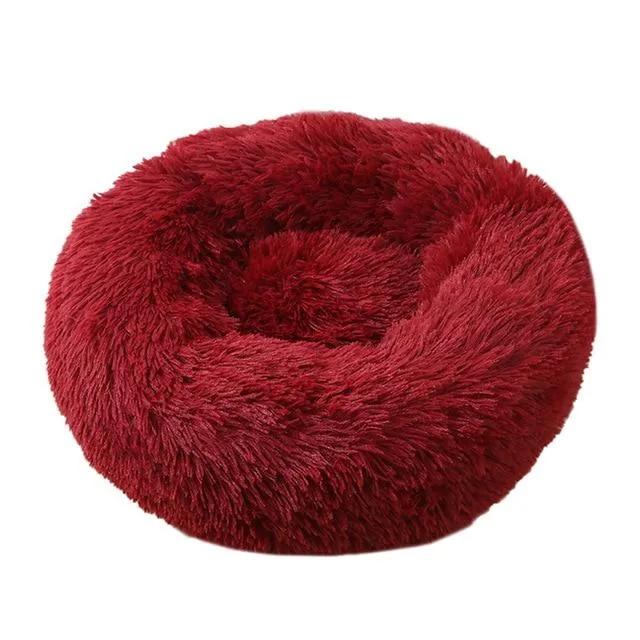 Soft & Fluffy Plush Calming Pet Bed