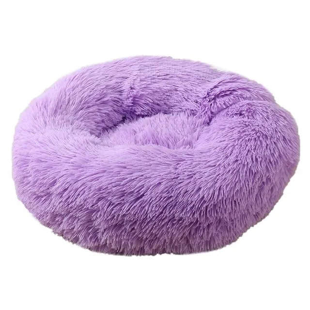 Soft & Fluffy Plush Calming Pet Bed