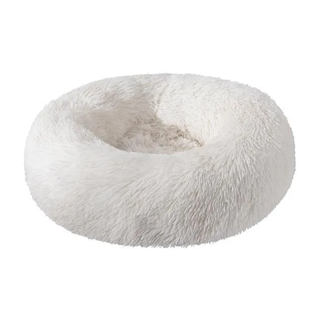 Soft & Fluffy Plush Calming Pet Bed