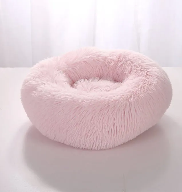 Soft & Fluffy Plush Calming Pet Bed