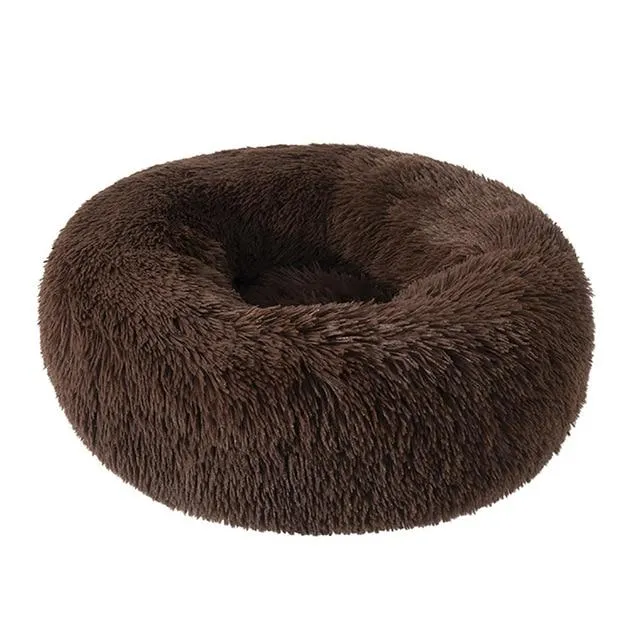Soft & Fluffy Plush Calming Pet Bed