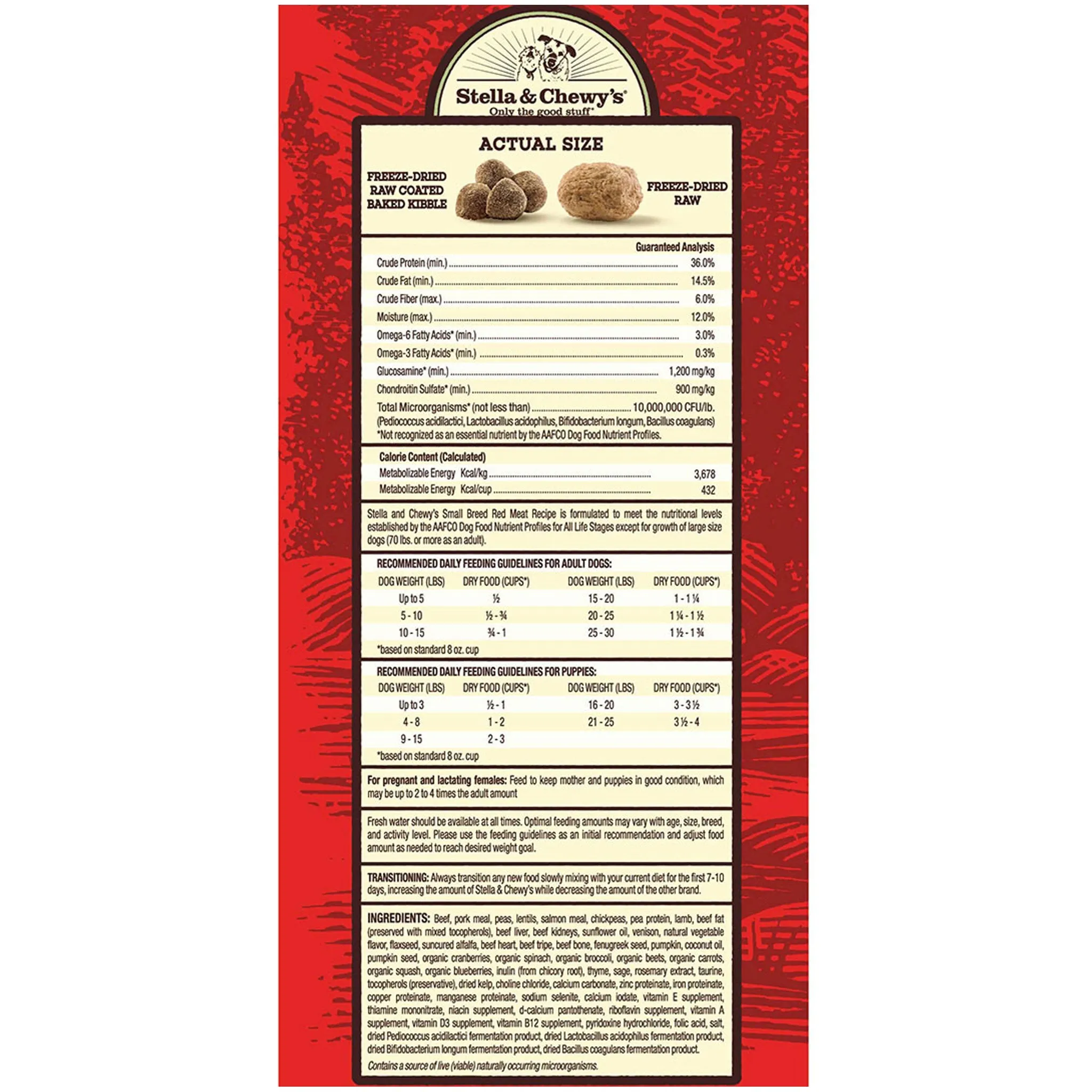 Stella & Chewy's Small Breed Raw Blend Dog Kibble