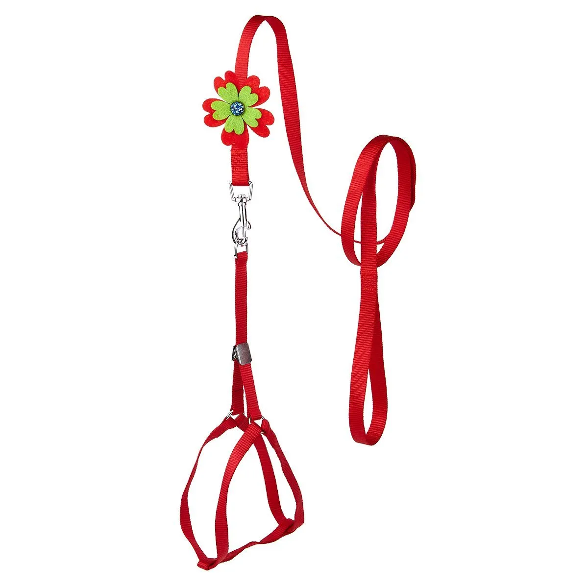 Step-In Nylon Harness   Optional Flower Leash