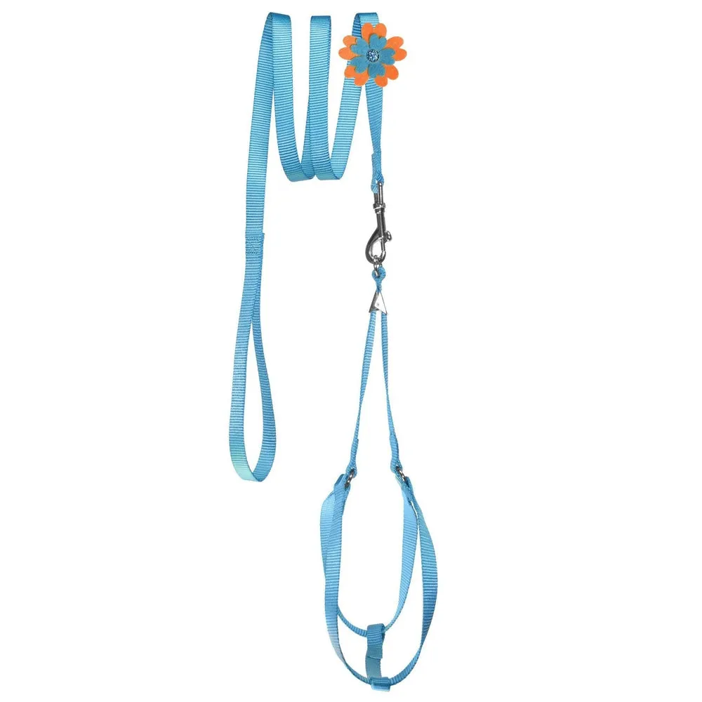 Step-In Nylon Harness   Optional Flower Leash