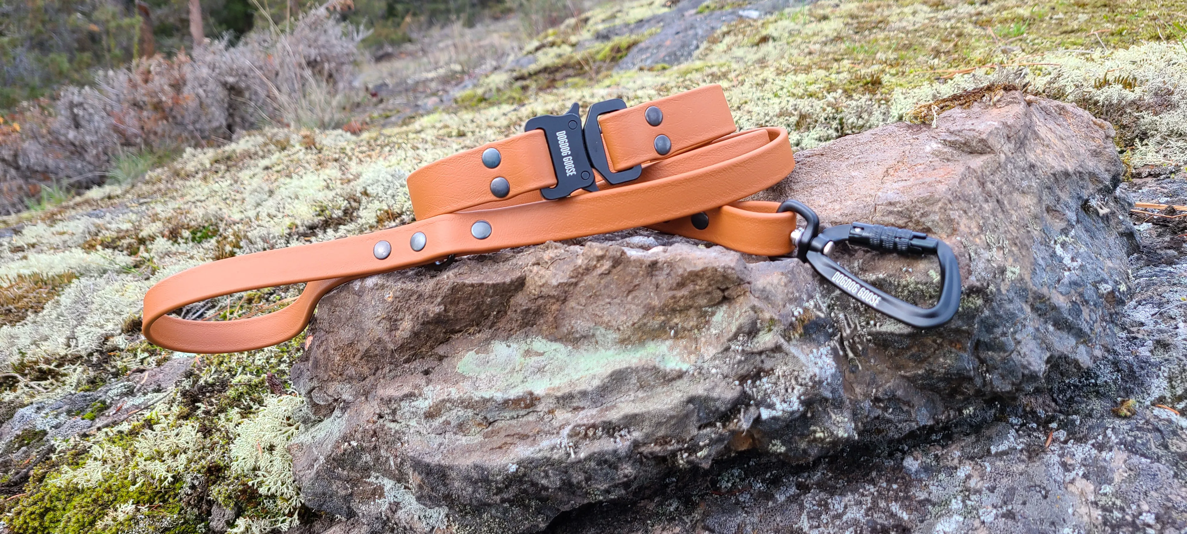 TORO COLLECTION - Tan & Black Biothane Dog Collar