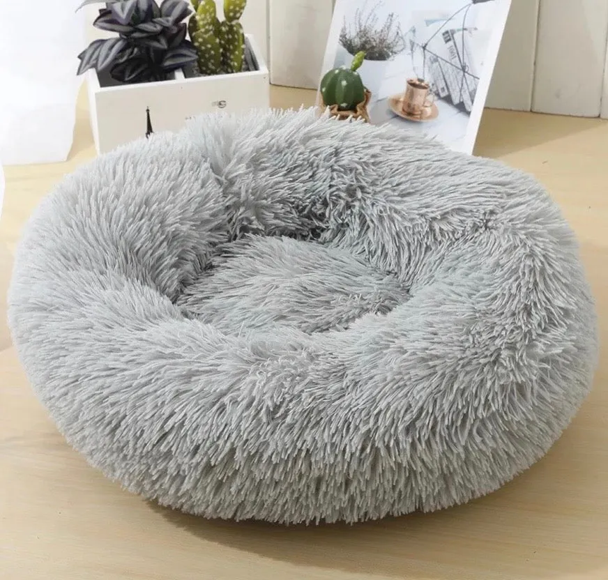 Ultra Soft Calming Pet Bed / Soothing Fluffy Cushion
