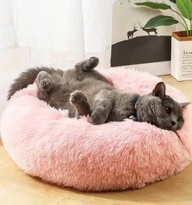 Ultra Soft Calming Pet Bed / Soothing Fluffy Cushion