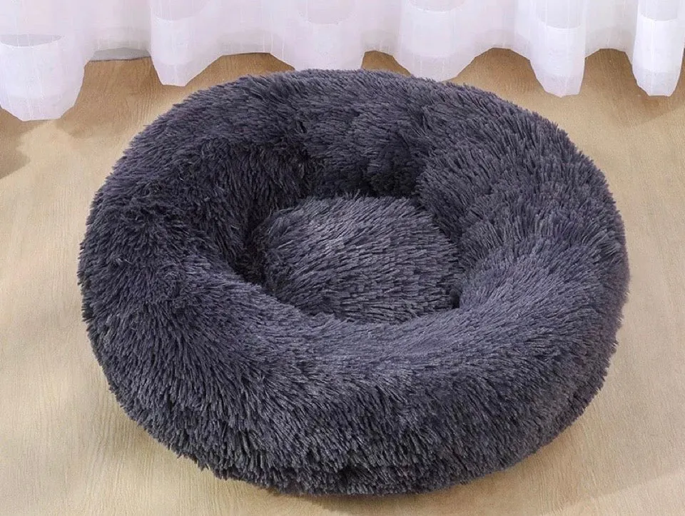 Ultra Soft Calming Pet Bed / Soothing Fluffy Cushion