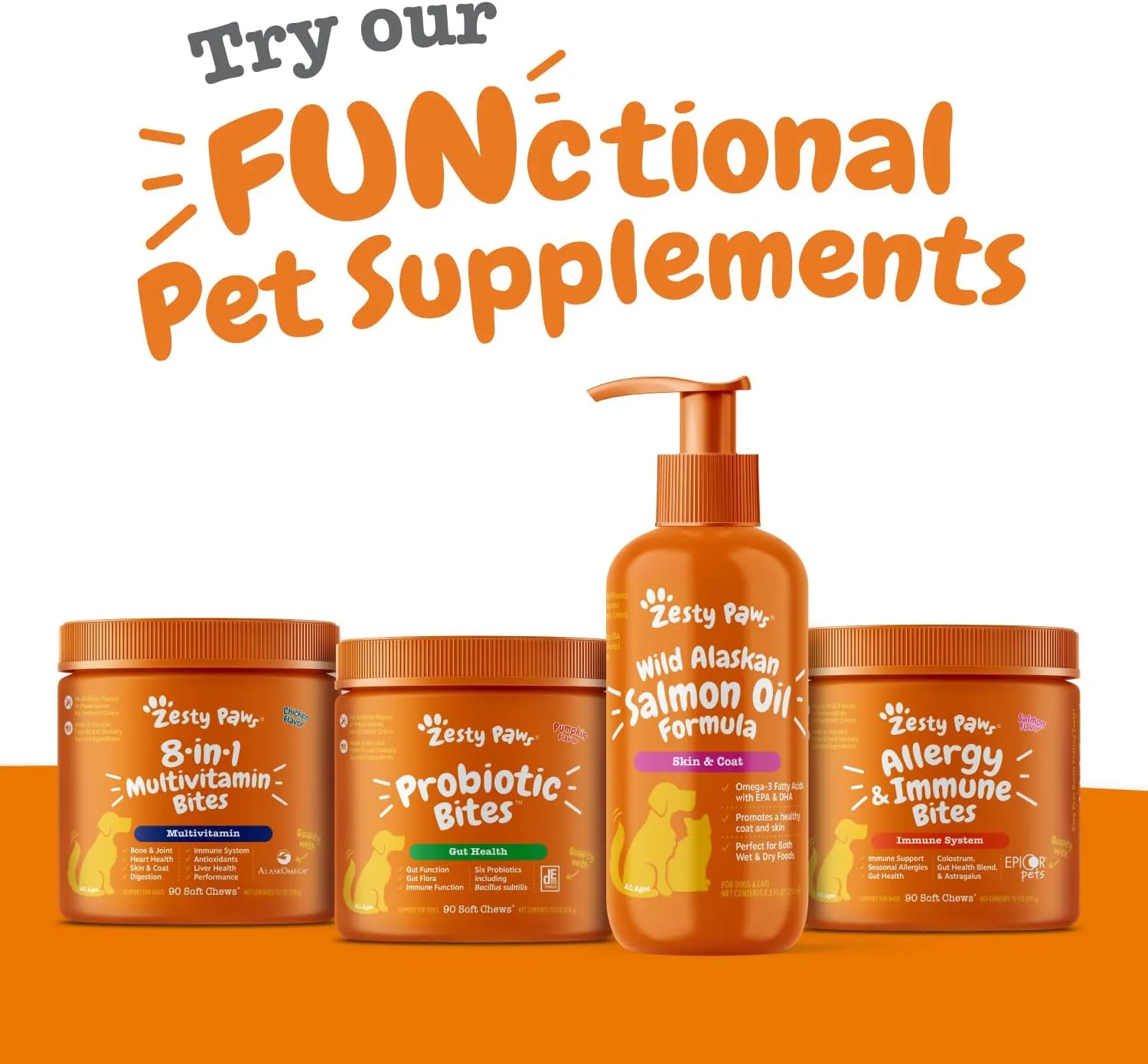 Zesty Paws Dental Bones - Fights Tartar & Plaque - Gum, Teeth & Bone Health - Cinnamon for Dog Breath - Immune, Joint, Gut, Skin & Coat Support - Omega 3 EPA & DHA and Calcium - Medium Dogs - 12 ct
